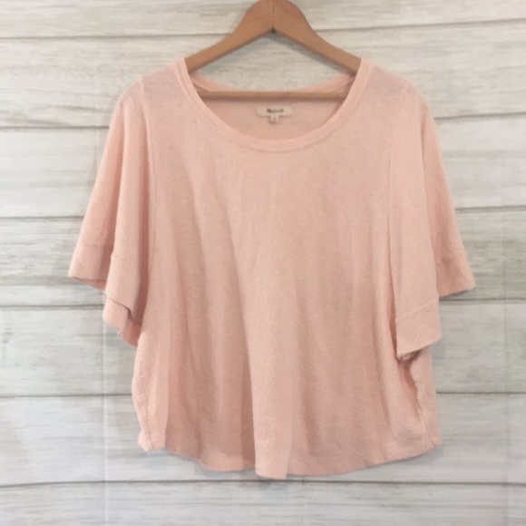 Madewell Pink Texture and Thread Cloth Shirt - Picture 2 of 7